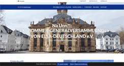 Desktop Screenshot of elsa-gv.de