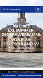 Mobile Screenshot of elsa-gv.de